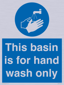 Basin for hand wash only